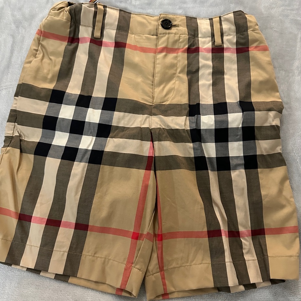 Burberry shorts. Kid size 12y